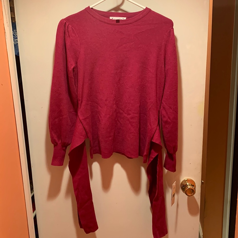NWT Nanette Lepore pink sweater, size small